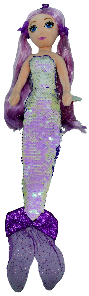 Lorelei the Purple Mermaid Medium Sea Sequins