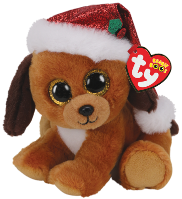 Christmas Howlidays the Dog with Hat Regular Beanie Boo