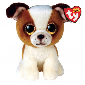 Hugo the Brown & White Dog Regular Beanie Boo