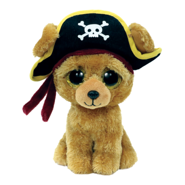 Halloween Rowan the Brown Pirate Dog Regular Beanie Boo