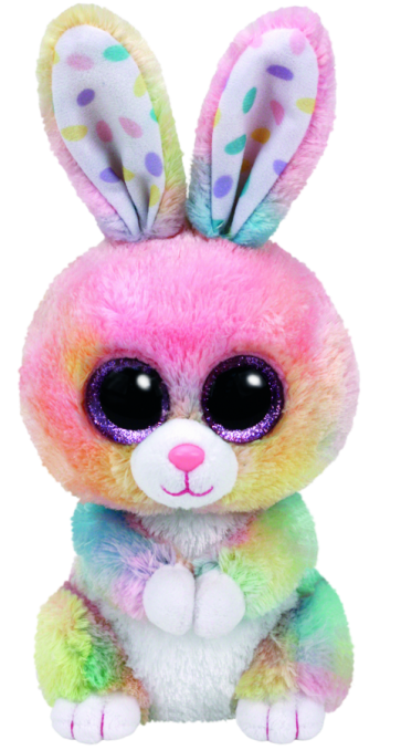 Bubby the Multicoloured Bunny Easter 2017 Regular Beanie Boo