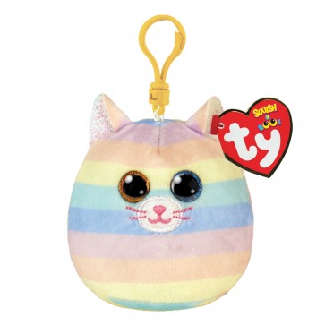 Heather the Cat Clip Mini Squish-A-Boo