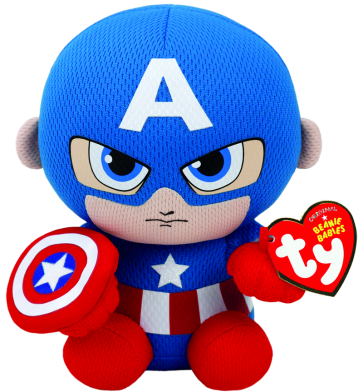 Marvel Captain America Regular Beanie Babies