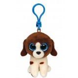 Muddles the Brown and White Dog  Clip Beanie Boo
