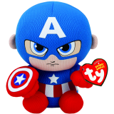 Marvel Captain America Regular Beanie Babies