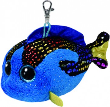 Aqua the Blue Fish Clip Beanie Boo