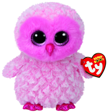 Twiggy the Pink Owl Medium Beanie Boo