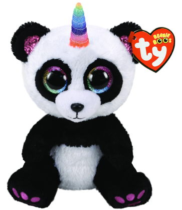Paris the Panda with Horn Regular Beanie Boo