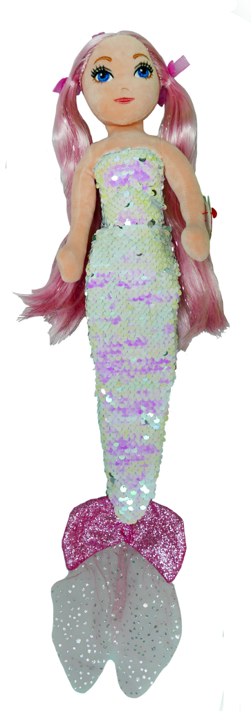 Cora the Pink Mermaid Medium Sea Sequins